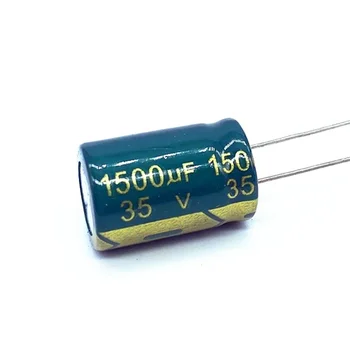 10buc/lot Low ESR/Impedanță înaltă frecvență 35v 1500UF aluminiu electrolitic condensator de dimensiunea 13*20 1500UF35V 20%