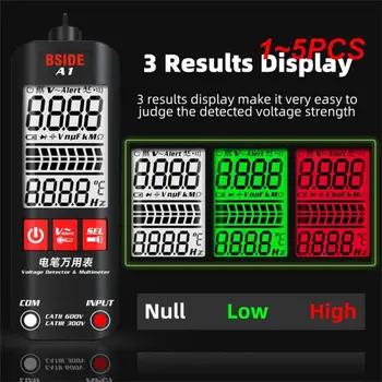 1~5PCS A1 Mini Multimetru Digital LCD Tester Detector de Tensiune 2000 Conteaza DC/AC Tensiune de Frecvență Rezistență NCV Continuitatea Live