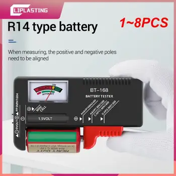 1~8PCS Digital Tester Baterie Display LCD AA/AAA/9V/1.5 V Baterie Buton Capacitatea de a Verifica Detector de Capacitate Instrument de Diagnosticare