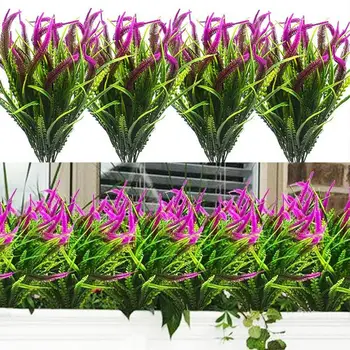2 buc Artificiale Plante Verzi Pastorală Stil Realist Verzi, Arbuști, Plante Plastic Simulare Polygonum DIY Decorare Flori
