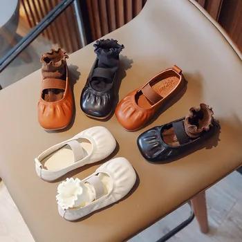 2023 Copii Nou Stil coreean Bunica Pantofi, Moale cu Talpi Fete Alunecare pe Pantofi pentru Primavara si Toamna Pantofi pentru Copii Pantofi Baieti