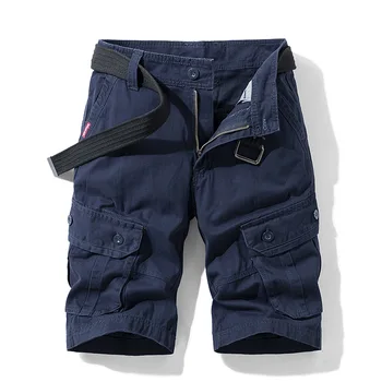 2023 Moda De Vara 100%Bumbac Pentru Bărbați Pantaloni Scurți Liber Casual Sport Pantaloni De Salopetă Bărbați Pantaloni De Plajă De Înaltă Calitate De Brand Jogger Shorts
