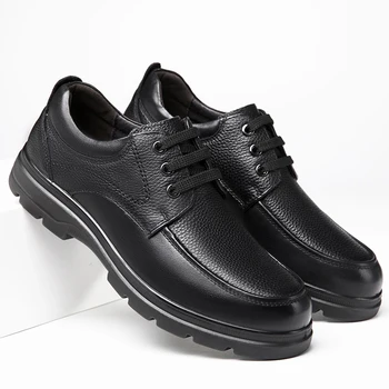 2023 New Sosire pentru Bărbați Dantela-Up Pantofi în aer liber Vintage Piele Barbati Pantofi Casual Clasic Masculin de Afaceri Confortabil Pantofi