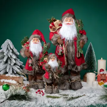 2023 Noi 30/45/76cm Rafinat Moș crăciun Ornamente de Crăciun Doll Ornamente, Decoratiuni de Craciun pentru Casa Cadou de Anul Nou