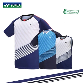 2023 Tenis YONEX t-shirt meci de badminton tricou maneca scurta de îmbrăcăminte iute uscat sport Jersey top 110183 bărbați femei polo