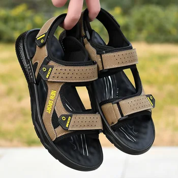 2023new Sandale pentru Barbati de Vara Casual, Simplu Moda All-meci Talpă Moale Confortabil Rezistență la Uzură în aer liber Mens Pantofi