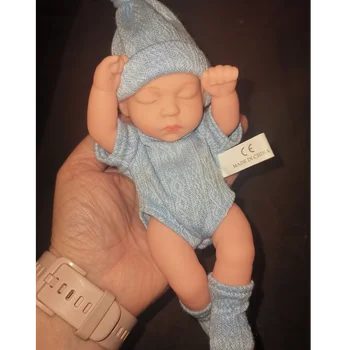 20cm Mini Drăguț Copil Renăscut Jucărie Realiste Silicon Bebe Renăscut Papusa Soft Touch Papusa de Vinil de Înaltă Calitate Papusa Copii Cadou de Ziua de nastere
