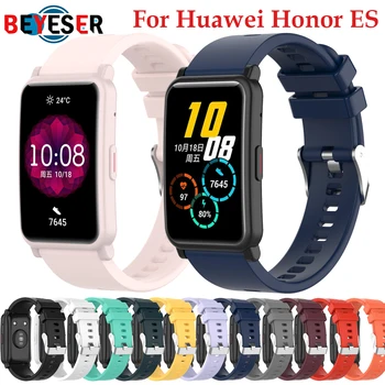 20mm Curea Silicon Moale Pentru Huawei Honor Ceas ES Bratara Sport Watchband Pentru Huawei Honor ES Reglabil Brățară Accesorii