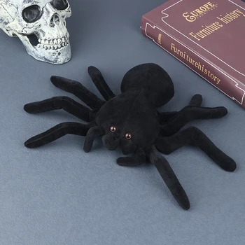 20x30CM Simulare Spider Jucării de Pluș Real Ca Pluș Moale Animal Îngrozitor de Perna pentru copii Copii Xmas Cadouri
