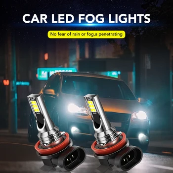 2X H11, H8 LED-uri Auto Canbus Ceață de Lumină Accesorii Auto pentru Mazda 3 6 5 Spoilere CX-5 CX 5 CX7 CX-7 2 323 CX3 CX5 626 MX5 RX8 Atenza