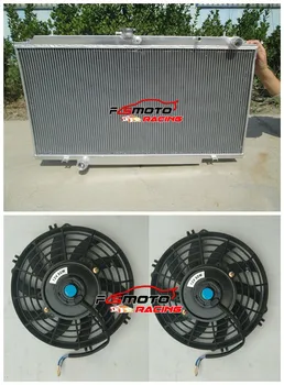 3 RÂND Complet de Aluminiu Radiator de Racire pentru NISSAN GU PATROL Y61 2.8/3.0 TD MT MANUAL 1997-2001 +ventilator