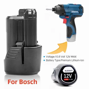3000mAh BAT411 Acumulator de schimb Compatibile Pentru Bosch 12V Baterie 12V/10.8 V Litiu BAT420 BAT411A BAT412 18650 Li-ion
