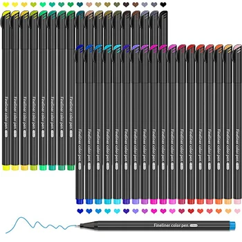 36 Culoare Fine Liner Pen Set Jurnalul Markeri Pen 0,4 mm Microni Fineliners Desen Schiță Marker Art Markeri Școală Accesorii