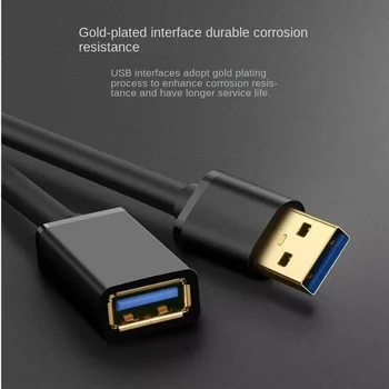 3m-0,5 m USB3.0 Cablu de Extensie Pentru Smart TV PS4 Xbox One SSD-USB Pentru Cablu USB Extender Cablu de Date USB 3.0 2.0 Cablu de Transfer Rapid