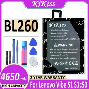 4650mAh BL260 BL 260 Bateriei pentru Lenovo VIBE S1 Lite S1Lite S1La40 S1c50 Batteria + Instrumente Gratuite