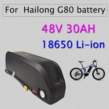 48v 30ah pentru Hailong G80 E-bike Cutie Baterie 18650 13S6P Celule Pack pentru Ebike Citycoco Scuter Electric