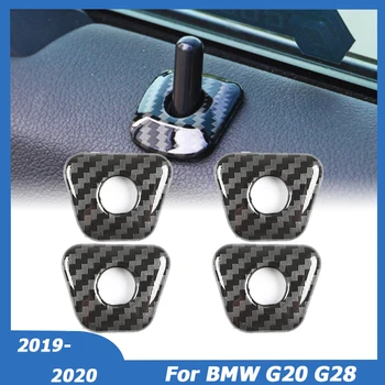 4BUC/SET Pentru BMW Seria 3 G28 G20 325li 2019 2020 Ușă Interioară Șurubul de Blocare în Jos Inelul de Acoperire Tapiterie Autocolant Accesorii Auto