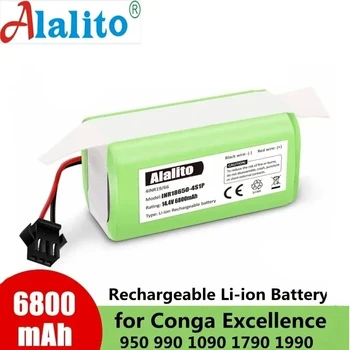 4S1P 14.4 V 6800mAh Baterie Li-ion pentru Conga Excelență 990 1090 Ecovacs Deebot N79S N79 DN622 Eufy Robovac 11 11 12 35C X500