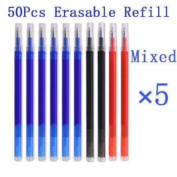 50 Buc/Set 0,7 mm Magic Erasable Pen Refill pentru Pilot Frixion Pix Albastru/Rosu/Negru de Cerneală, Birou de Scris, Accesorii Școala de Papetarie