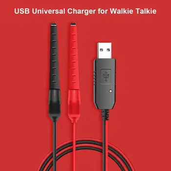 500mA Walkie Talkie de Încărcare USB Conector Încărcător Cablu de Alimentare Clip