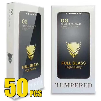 50pcs OG Sticla 9H Ecran Protector de Film HD Premium Shield Pentru iPhone 15 Pro Max 14 Plus 13 Mini 12 11 XS XR X 8 7 SE