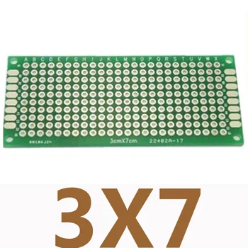 5pcs/lot 3 x7cm Dublu Partea Prototip PCB 3*7 Proto Bord Pentru Arduino