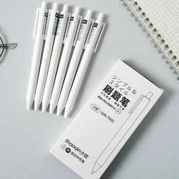 6 BUC Pixuri cu Gel Scris, Rechizite de Birou Rechizite Practice Simplitatea Simplu Dublu Șirag de mărgele Uscare Rapidă Pen Presa