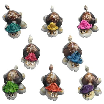 8 Buc Lumina Casa Decoratiuni Acasă Decorative broască Țestoasă Țestoase Ornamente țestoasă de Mare în aer liber Statuie Jucărie Shell
