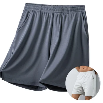 80 Modal Sport Casual pantaloni Scurți Pentru Bărbați Confortabil Moale de Vară pentru Bărbați Pantaloni de Dormit Acasă Cu Buzunarele Solid Culturism Marca 