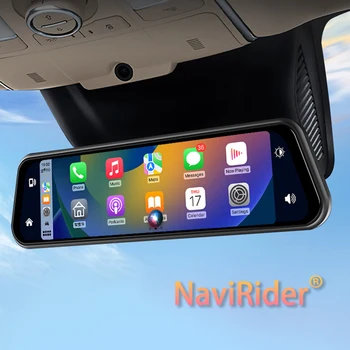 9.66 inch 2.5 K Dual-obiectiv Wireless Ecranul Inteligent Android Carplay Autostreaming Media Auto DVR Camera Oglinda Retrovizoare Înregistrare Video