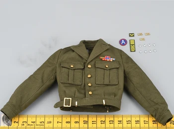 A FĂCUT A80164 al doilea RĂZBOI mondial Serie de NOI. Soldat Generalul Smith Patton Uniformă Topuri Cu Medalia Jacheta Capacele Se Potrivesc 12