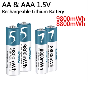 AA/AAA Baterii 1.5 V baterie Reîncărcabilă Polimer Litiu-ion Baterie AA/AAA Baterie pentru telecomanda mouse-ul mic ventilator Electric de jucarie