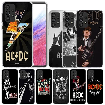 Ac-Dc Trupa de Rock Muzica Acoperire Moale pentru Samsung Galaxy A52 A53 A54 A12 A13 A14 Caz de Telefon A32 A33 A34 A22 A23 A24 A04S A03S A02S Co