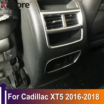 Accesorii de Interior Pentru Cadillac XT5 2016 2017 2018 Mat Cotiera Spate Aer Conditonnal de Aerisire Tăiați Priza Panou Rama
