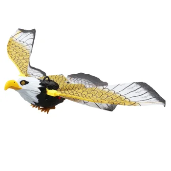 Agățat De Sârmă Vultur Care Zboară Jucărie Electronică Pasăre Copii Jucării Mecanice În Aer Liber Intermitent Abs Muzică Copil
