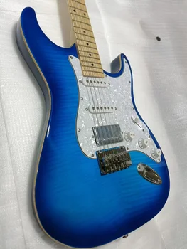 Albastru single și duble chitare electrice sunt de brand nou în stoc ,cu costul ridicat de performanță