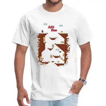 Alex Kidd in Miracol Lumea 2019 Populare Adult Tricouri Gât Rotund Kazahstan Maneca Porg Tricou Casual Tricouri de Joc T-shirt