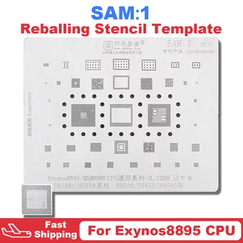 Amaoe SAM1 BGA Reballing Matrita Pentru Samsung S8 S8+ S8Plus Note8 G9500 G955U N9500 Pentru Exynos8895 CPU Tin de Plantare de Lipit Net