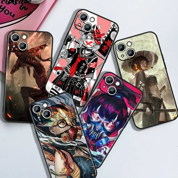Anime Fata Samurai Pentru Apple iPhone 14 13 12 11 XS XR X 8 7 6 5 5S 6S SE Pro Max Plus Mini husa Telefon Caz