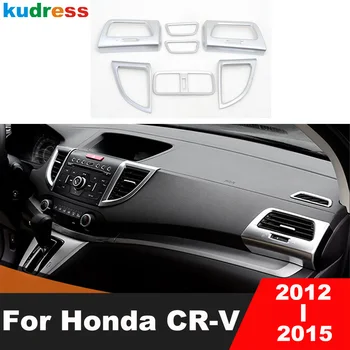 Auto Frontal de Aer condiționat de Ventilație de Evacuare a Acoperi Garnitura Pentru Honda CRV CR-V 2012 2013 2014 2015 ABS Mat Interior Laminat Accesorii