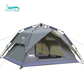 Automate de Camping Cort De 3-4 Persoane Familiei Cort Dublu Strat Configurare Instant Profitabilă Backpacking pentru Drumeții Cort de Călătorie