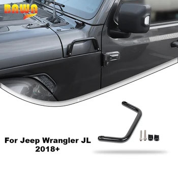 BAWA Auto Motor Capac Folie Unghi Decor Mâner Pentru Jeep Wrangler JL/Gladiator JT 2018-2023 Exterior Accesorii