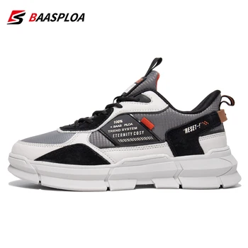 Baasploa Moda Pantofi Pentru Bărbați 2023 Barbati Designer de Piele Ușor Adidași de Dantelă-Up de sex Masculin de Sport în aer liber Pantofi de Tenis