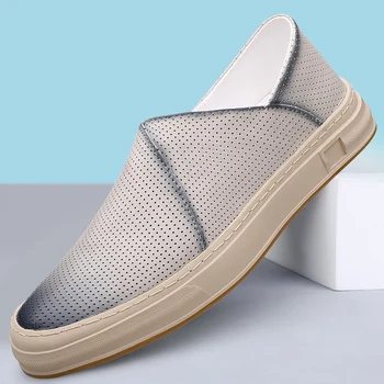 Barbati Casual Pantofi slip pe fashion Brand de Lux 2023 Bărbați Mocasini Mocasini Moda Mens Pantofi Respirabil Oameni Leneși Conducere Pantofi