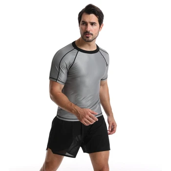 Barbati Top Pierdere în Greutate de Fitness Versatil Formator tricouri Transpirație Sus Slabire Body Shaper Bărbați Tricou pentru Bărbați Costum Sauna Tricou