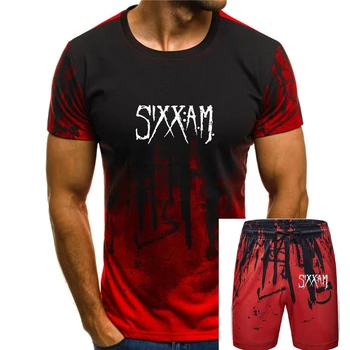 Barbati tricou Sixx SUNT Pielea Rugăciuni Pentru Damned Negru marimi S - Xxxl tricou noutate tricou femei