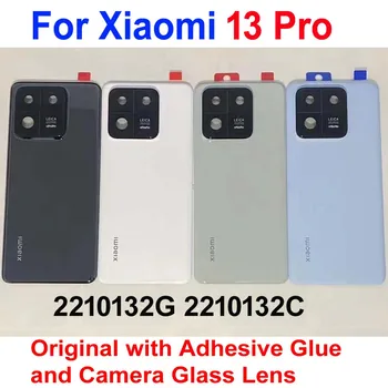 Bateria originala de Locuințe Ușa Pentru Xiaomi Mi 13 Pro Mobile Capacul din Spate Capacul din Spate Caz cu Cadru Aparat + Obiectiv + Bandă Adezivă