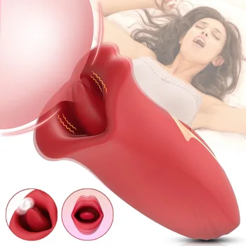 Bestco 18+ Limba Lins Vibratoare Clitoris Sex Feminin Suptul Mamelonului Orală Stimulator Fraier Adult G-Spot Masaj Femei Magazin Jucarii Sex