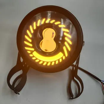 Biciclete electrice Faruri cu LED-uri Vortex în Formă de Motociclete de Epocă Lampa CU SUPORT Metalic MOTOCICLETA DIY PARTE