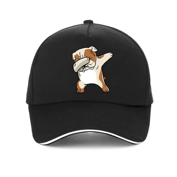 Bulldog francez de Amuzant Tamponare Crema de Bulldog francez Câine șapcă de baseball tamponare Desene animate de imprimare tata Pălărie Hip Hop snapback hat gorras